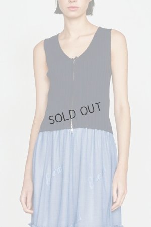 画像1: {SOLD}DOUBLE STANDARD CLOTHING ダブルスタンダードクロージング RUTHENA 12G2P ワイドリブ ニット{-BCS}