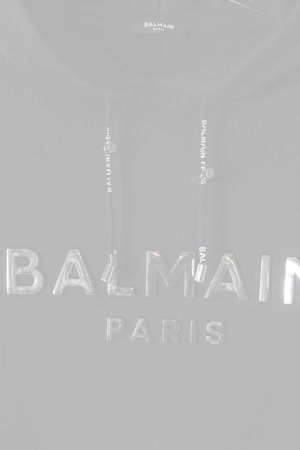 画像4:   BALMAIN バルマン BF2 C&S HOODIE SHORT LOGO{0103792I419-EAC-BJS}