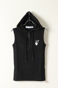 Off-white オフホワイト MAKER HOODIE TANK{0MAC010R21FLE001-BK-BAS}