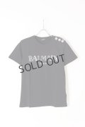 {SOLD}BALMAIN バルマン BF1 T-SHIRTS SS 3 BTN METALLIC LOGO{0111350I366-EAC-BJS}