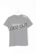 {SOLD}BALMAIN バルマン BF1 T-SHIRTS SS 3 BTN METALLIC LOGO{0111350I366-EAD-BJS}