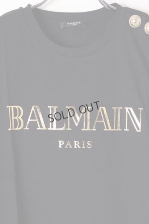 画像3: {SOLD}BALMAIN バルマン BF1 T-SHIRTS SS 3 BTN METALLIC LOGO{0111350I366-EAD-BJS}