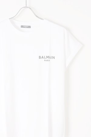画像2:   BALMAIN バルマン BF1 T-SHIRTS FLOCKY S-LOGO{0111351I382-GAB-BJS}
