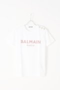   BALMAIN バルマン BF1 T-SHIRTS SS 3 BTN EMBROIDERY LOGO{0111553P036-GBQ-BJS}