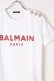 画像2: {SOLD}BALMAIN バルマン BF1 T-SHIRTS SS 3 BTN EMBROIDERY LOGO{0111553P036-GBQ-BJS} (2)