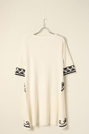 画像9: 【 40%OFF セール46,200円→27,720円】 グレースコンチネンタル｜GRACE CONTINENTAL コード刺繍ニットワンピース{-BCS}