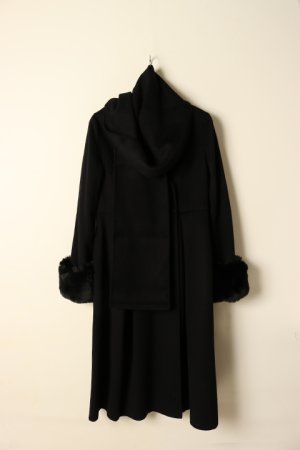 画像11: 【 40%OFF セール101,200円→60,720円】 グレースコンチネンタル｜GRACE CONTINENTAL  ノーカラーリバーコート{-BCA}