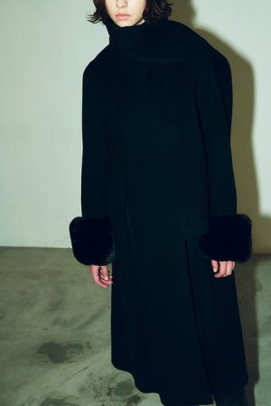 画像2: 【 40%OFF セール101,200円→60,720円】 グレースコンチネンタル｜GRACE CONTINENTAL  ノーカラーリバーコート{-BCA}