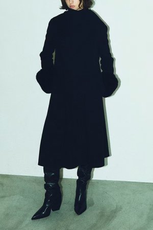 画像3: 【 40%OFF セール101,200円→60,720円】 グレースコンチネンタル｜GRACE CONTINENTAL  ノーカラーリバーコート{-BCA}