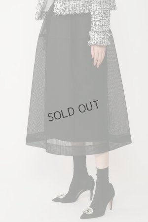 画像1: {SOLD}グレースコンチネンタル｜GRACE CONTINENTAL  ダンボールメッシュスカート{-BES}