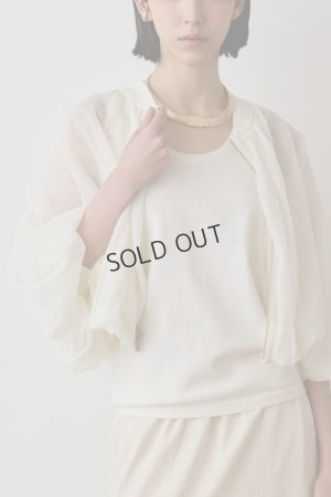 画像2: {SOLD}グレースコンチネンタル｜GRACE CONTINENTAL  シアーニットバルーンジャケット{-BES}