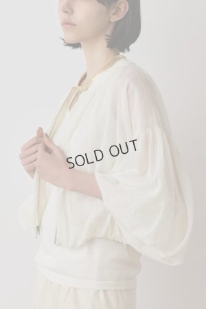 画像4: {SOLD}グレースコンチネンタル｜GRACE CONTINENTAL  シアーニットバルーンジャケット{-BES}