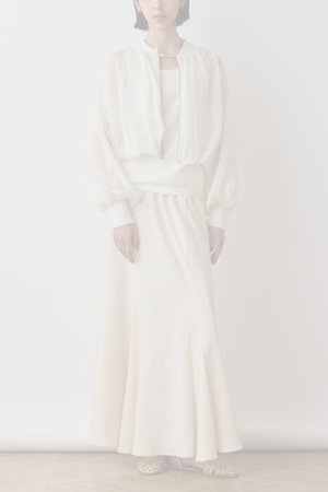 画像5:  {SOLD} グレースコンチネンタル｜GRACE CONTINENTAL  シアーニットバルーンジャケット{-BES}