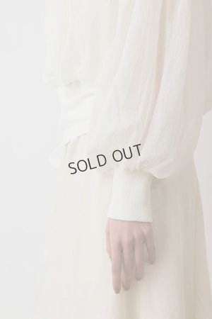 画像11: {SOLD}グレースコンチネンタル｜GRACE CONTINENTAL  シアーニットバルーンジャケット{-BES}