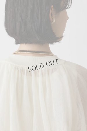 画像12: {SOLD}グレースコンチネンタル｜GRACE CONTINENTAL  シアーニットバルーンジャケット{-BES}