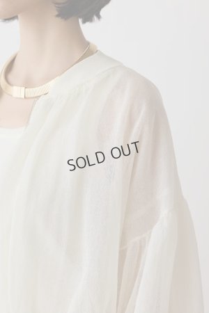 画像14: {SOLD}グレースコンチネンタル｜GRACE CONTINENTAL  シアーニットバルーンジャケット{-BES}