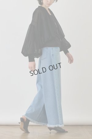 画像4: グレースコンチネンタル｜GRACE CONTINENTAL  シアーニットバルーンジャケット{-BES}