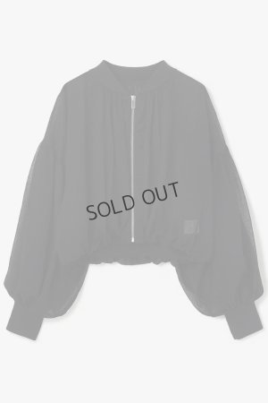 画像8: グレースコンチネンタル｜GRACE CONTINENTAL  シアーニットバルーンジャケット{-BES}