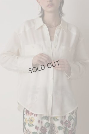画像5: {SOLD}グレースコンチネンタル｜GRACE CONTINENTAL  シアー2wayウエスタンシャツ{-BES}