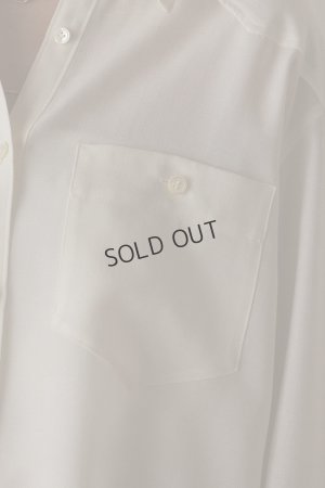 画像7: {SOLD}グレースコンチネンタル｜GRACE CONTINENTAL  シアー2wayウエスタンシャツ{-BES}