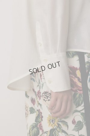 画像8: {SOLD}グレースコンチネンタル｜GRACE CONTINENTAL  シアー2wayウエスタンシャツ{-BES}