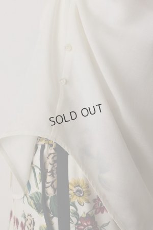 画像9: {SOLD}グレースコンチネンタル｜GRACE CONTINENTAL  シアー2wayウエスタンシャツ{-BES}