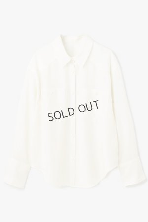 画像10: {SOLD}グレースコンチネンタル｜GRACE CONTINENTAL  シアー2wayウエスタンシャツ{-BES}
