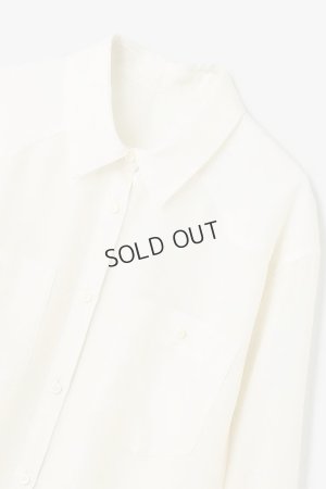 画像12: {SOLD}グレースコンチネンタル｜GRACE CONTINENTAL  シアー2wayウエスタンシャツ{-BES}