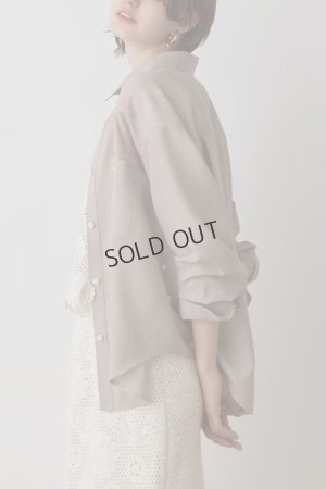 画像2: {SOLD}グレースコンチネンタル｜GRACE CONTINENTAL  シアー2wayウエスタンシャツ{-BES}