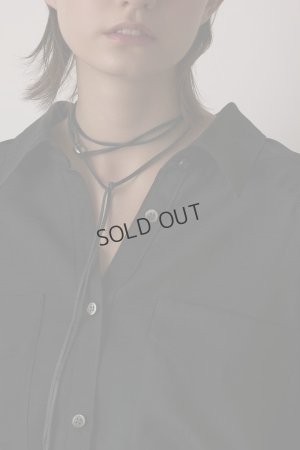 画像7: {SOLD}グレースコンチネンタル｜GRACE CONTINENTAL  シアー2wayウエスタンシャツ{-BES}