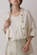 【 10%OFF セール｜31,900円→28,710円】 グレースコンチネンタル｜GRACE CONTINENTAL  ハーフスリーブルーズシャツ{-BES}