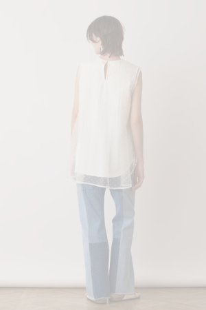 画像4:  {SOLD} グレースコンチネンタル｜GRACE CONTINENTAL  シアージャガードカットトップ{-BES}