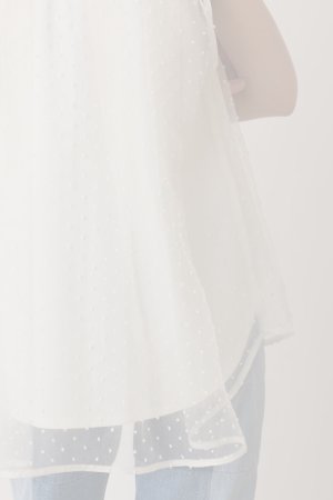 画像9:  {SOLD} グレースコンチネンタル｜GRACE CONTINENTAL  シアージャガードカットトップ{-BES}