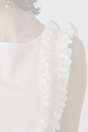 画像6:   グレースコンチネンタル｜GRACE CONTINENTAL  フリルカットトップ{-BES}