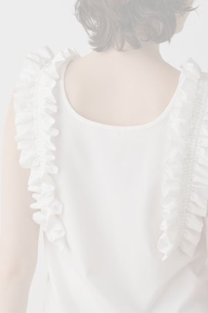 画像7:   グレースコンチネンタル｜GRACE CONTINENTAL  フリルカットトップ{-BES}