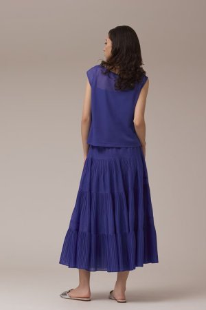 画像4: ★取り寄せリクエスト注文受付中★ グレースコンチネンタル｜GRACE CONTINENTAL  プリーツティアードスカート{-BEA}