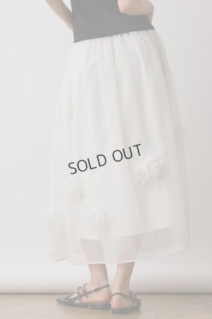 画像4: {SOLD}グレースコンチネンタル｜GRACE CONTINENTAL  メッシュフラワースカート{-BES}