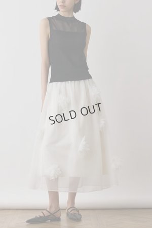 画像5: {SOLD}グレースコンチネンタル｜GRACE CONTINENTAL  メッシュフラワースカート{-BES}