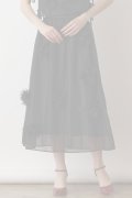   グレースコンチネンタル｜GRACE CONTINENTAL  メッシュフラワースカート{-BES}