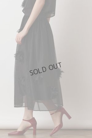 画像2: {SOLD}グレースコンチネンタル｜GRACE CONTINENTAL  メッシュフラワースカート{-BES}