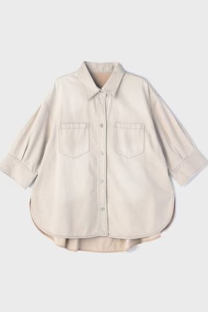 画像11: ★取り寄せリクエスト注文受付中★ グレースコンチネンタル｜GRACE CONTINENTAL  ツイルハーフスリーブシャツ{-BEA}