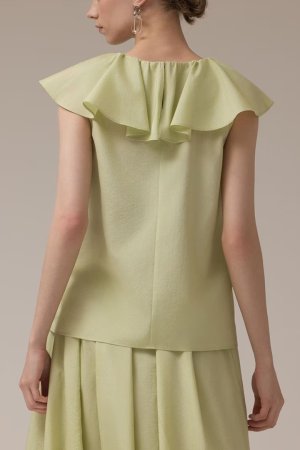 画像5: ★取り寄せリクエスト注文受付中★ グレースコンチネンタル｜GRACE CONTINENTAL  フリルカラートップ{-BEA}