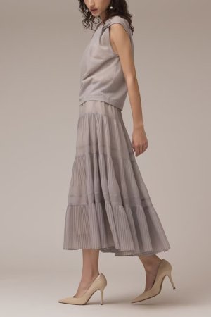 画像4: グレースコンチネンタル｜GRACE CONTINENTAL  オーガンドレープトップ{-BEA}