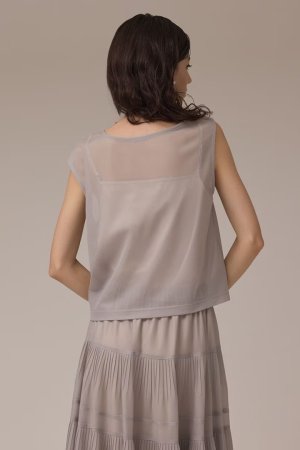 画像6: グレースコンチネンタル｜GRACE CONTINENTAL  オーガンドレープトップ{-BEA}