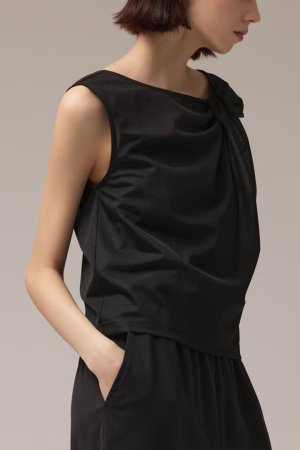 画像5: グレースコンチネンタル｜GRACE CONTINENTAL  オーガンドレープトップ{-BEA}