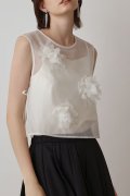 グレースコンチネンタル｜GRACE CONTINENTAL  メッシュフラワートップ{-BES}