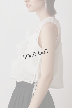 画像2: {SOLD}グレースコンチネンタル｜GRACE CONTINENTAL  メッシュフラワートップ{-BES}