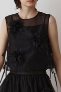グレースコンチネンタル｜GRACE CONTINENTAL  メッシュフラワートップ{-BES}