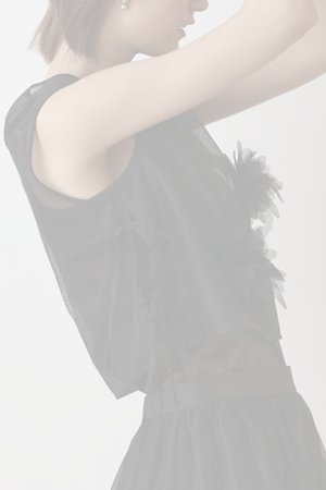 画像3:  {SOLD} グレースコンチネンタル｜GRACE CONTINENTAL  メッシュフラワートップ{-BES}