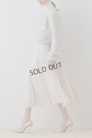 画像5: {※取り寄せ不可}グレースコンチネンタル｜GRACE CONTINENTAL  ツイードコンビジャケット{-BEA}